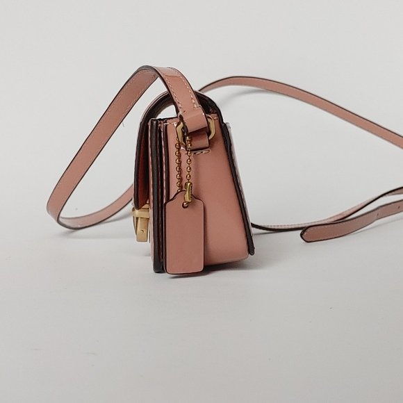 Coach studio 12 patent leather bag Nude Latte MINI BAG - Picture 12 of 16